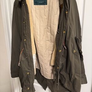 Scotch & Soda Olive Green Military Field Jacket